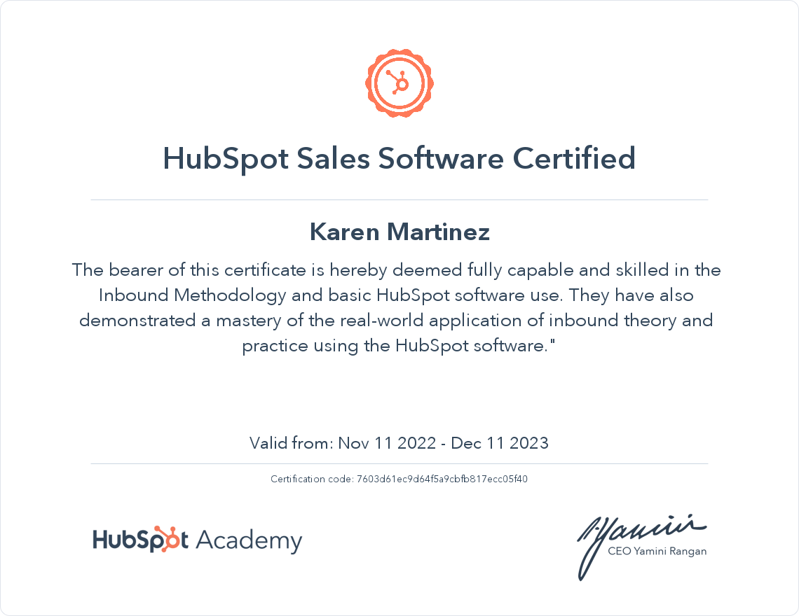 HubSpot - Sales Software