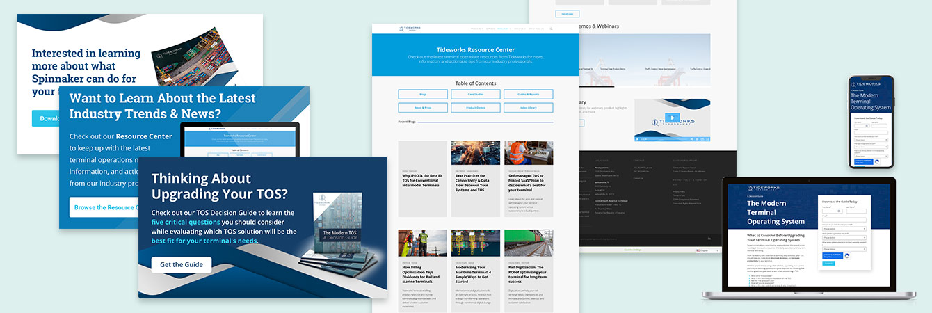 Tideworks complete popup banner